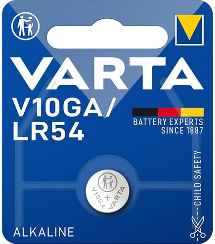 Varta V10 Ga, Lr54, Lr1130, Ka54, 4274101401, Batteria A Bottone - Foto 5