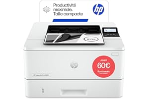 HP LaserJet Pro 4002dn, 2Z605F, imprimante monofonction A4, impression recto verso automatique en noir et blanc, 42 ppm, USB, USB Host, Gigabit Ethernet, HP Smart, Blanche