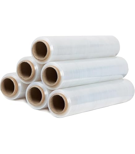 18 Rollos De Película Estirable Negro 51 Cm X 190 M | Película De
