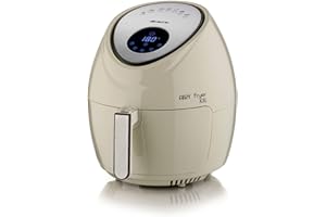 Ariete 4618 Airy Fryer XXL - Friggitrice ad Aria - Frigge 2,5 kg di Patatine Fritte - 7 Litri - Cottura Senza Olio e Grassi - 1800 Watt - Beige