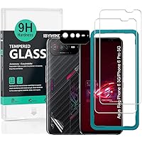IBYWIND Vetro Temperato per ASUS Rog Phone 6 5G/Phone 6 PRO 5G 6,78",con Protezione della Fotocamera in Metallo,Nessuna Bolla