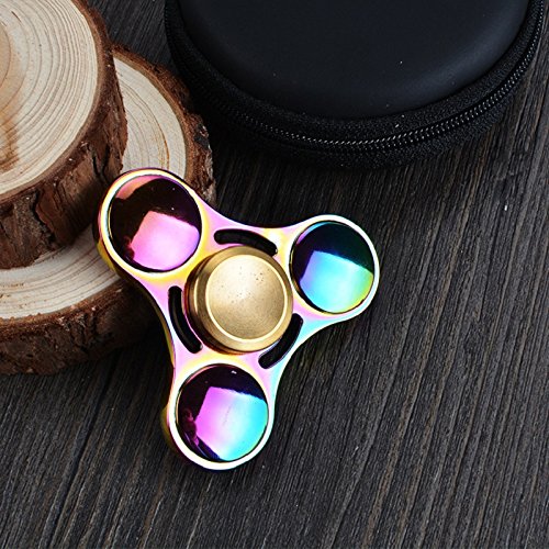 Bestweekend Dazzling Rotating Tri Fidget Hand Spinner ADHD Austim Fingertips Fingers Gyro Reduce Stress Bestweekend Dazzling Rotating Tri Fidget Hand Spinner ADHD Austim Fingertips Fingers Gyro Reduce Stress