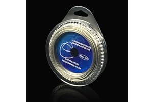 PORFEET Ligne De Pêche, 10M 7 Brins Tresse 10LB-120LB Fil d'acier Inoxydable Ligne De Pêche Super Forte