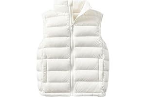 Yimutian Piumino senza Maniche Ragazze Ragazzi Ultra Leggero Piumini Giacche Cappotti Smanicato Per Bambini e Ragazzi