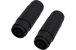 PNGKNYOCN Speakon NL4FC, 4-pinowe złącze audio NL4FC Linia audio do żeńskiego złącza głośnika żeńskiego Wtyczka przedłużająca do adaptera audio, wzmacniacza, miksera (2 sztuki)