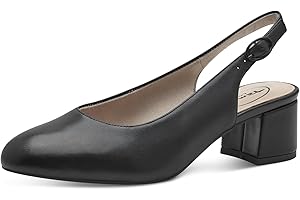 Tamaris Comfort Damen Slingpumps aus Leder Elegant, Scarpe Basse Donna