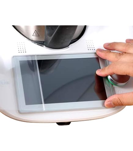 Planche à Roulettes Pour Thermomix TM7 - Avec Poignée Et Patins - Déplacement Facile Sur Plan De Travail - Transparent