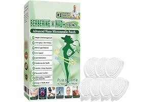 Moringa 10-i-1 nano-nålepatchar för kvinnor och män, Berberiner och Moringa Patches, Naturliga viktminskningspatchar baserade på naturliga ingredienser, naturliga kroppsvårdspatchar för att