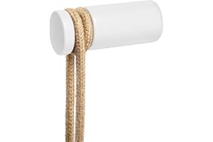CREATIVE CABLES Rolé, passe-câble en bois, fixation murale pour lampe à suspension - Blanc