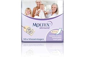 MOLTEX allround Hygiene Einlagen 50er 36x11cm Inkontinenzeinlagen Damen u Herren