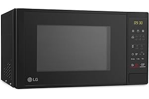 LG MH6042D - Microondas con Grill y Display Digital, Capacidad de 20 litros, 700W, 5 Niveles de Potencia, Easy Clean, Grill de Cuarzo Color Negro