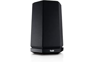 Teufel HOLIST M - 360 Grad Sound HiFi Bluetooth Lautsprecher Multiroom W-LAN Smart Speaker, Electronic Noise Cancelling, HD-Mikrofone Alexa Sprachsteuerung, Internetradio, Musikstreaming - schwarz