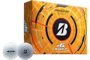 BRIDGESTONE GOLF Bridgestone 2023 E6 Lot de 12 balles de Golf Blanches