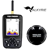 Valkyrie Wireless Balık Bulucu Akıllı Sonar Teknolojisi LCD Ekranlı Kablosuz Balık Tespit Cihazı