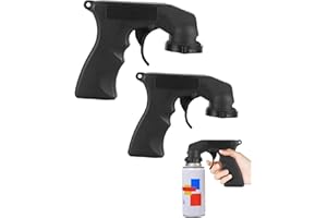 Thapncow 2 Accesorios para máquinas de pulverización de Pintura, Soporte Universal para latas de pulverización, Mango para Pistola Pintura, Pistola de plástico Reutilizable y fácil de enganchar
