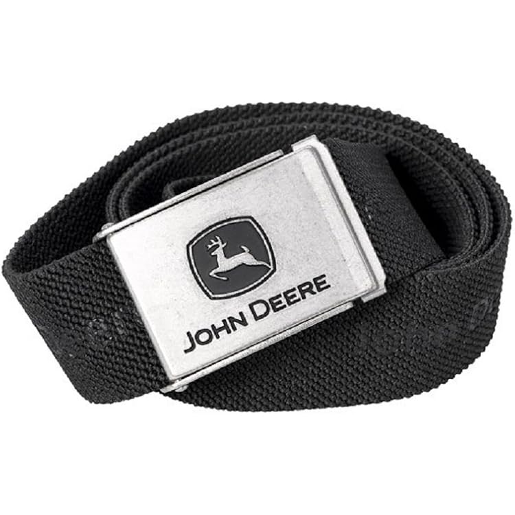 John Deere Schlüsselanhänger – Leder & Metall, Schwarz, 8cm – Offizielles Logo, Unisex