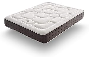 ‎SIMPUR LOW COST SIMPUR Relax | Materac o grubości 25 cm Royal Top z pianki viscoelastycznej z grafenem | 140x190 cm | Wysoki poziom przewodnictwa termicznego | Reduktor elektryczności statycznej | Doskonałe wsparcie