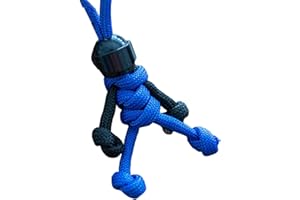 GENERIC Handmade Building Block Keychain Biker Helmet Pendant Bag Rope Braided Keychain Backpack Pendan Hanging Buddy I8N5 Paracord Doll