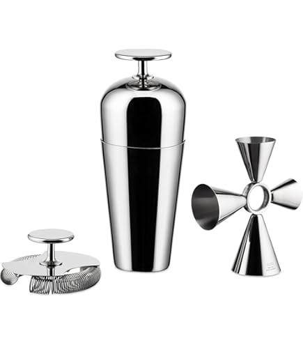 Shaker à Cocktail ALESSI Modèle 870.25 Design Massoni/Mazzeri Inox