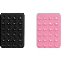 Lot De 6 Supports De Téléphone En Silicone à Ventouse Antidérapants, Support Mains Libres Pour Selfies