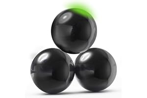 myHodo Sfere Magnetiche Extra Large 30mm (3 Magneti), Perfetta Idea Regalo, Gadget Strani Anti Stress per L'Ufficio, Palline Calamite Potenti in Ematite, Pietra Curativa del Sangue