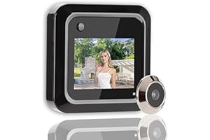 NIIYEN Digital Door Viewer Door Camera Peephole Camera 2.4in TFT LCD Screen 0.3MP 95 Gradi Grandangolare Fotocamera di per La