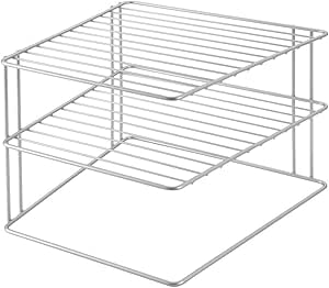 Metaltex Boxe - Mensola Angolare In Filo Ferro, Bianco, 2 Piani (Confezione Da 2) - Foto 4
