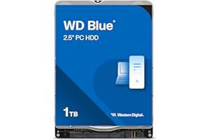 WESTERN DIGITAL WD Niebieski 1 TB mobilny wewnętrzny dysk twardy 2,5 cala, klasa 5400 obr./min, SATA 6 GB/s, pamięć podręczna 128 MB, 2 lata
