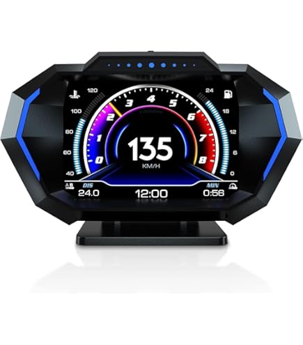 HUD Auto Head Up Display Geloo - Tachimetro Digitale GPS Con Allarme Velocità - Per Tutte Le Auto - Foto 14