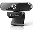 JOYACCESS Webcam with Microphone for PC, 1080P Full HD Webcam, Plug and Play USB Web Camera for Conference/Studying/Zoom/Skype/YouTube/Google Meet/Cisco WebEx, Compatible Windows and MacOS
