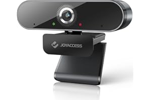 JOYACCESS Webcam with Microphone for PC, 1080P Full HD Webcam, Plug and Play USB Web Camera for Conference/Studying/Zoom/Skype/YouTube/Google Meet/Cisco WebEx, Compatible Windows and MacOS