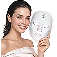 LED Face Mask with 7 Colors Cordless Red Light Therapy Masks Rechargeable Portable Facial Skin Care at Home Travel