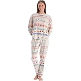 Dagi Kadın Baskılı Kadife Tiş&ouml;rt Pantolon Pijama Takımı Multicolor L