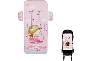 VARIOUSS Colchoneta Para Silla De paseo Universal, Transpirable Ideal Para Verano Cochecitos (OC057)
