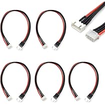 24AWG Balance Wire JST-XH Balancer Extension Cable &ndash; 30cm, 24AWG Silicone Wire For 1S&ndash;6S LiPo Batteries Jst Adapter
