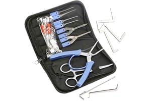 Loboo Idea Ensemble d'extracteurs de clé cassée Ultimate, 25 outils pour l'extraction d'extracteurs de clé cassée en acier multifonctions