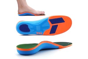 ‎VALSOLE VALSOLE Orthopädische Einlegesohle, Comfort Running Fußgewölbestütze Einlege, Plattfüße,Fersensporn, Fersensporn,Plantar Fasziitis,Metatarsalgie,Geeignet für Herren- und Damen Schuhe Grün