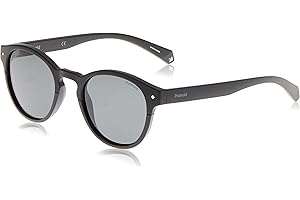 Polaroid Uniseks Okulary Przeciwsłoneczne, Czarny, 49