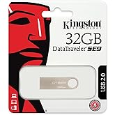 Kingston DataTraveler SE9 -DTSE9H/32 GB USB Flash Drive, 32 GB, Silver