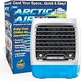 Arctic Air Chill Zone Evaporative Cooler with Hydro-Chill Technology, Portable Fan with 4 Adjustable Speeds, 8-Hour Cooling,