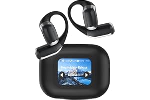 AIWGYIBO AI Translator Headphones - Translation Headphones with LCD Touch Screen, AI Headphones with Real Time Translation, Supports 144 Languages and 4 Translation Modes, Suitable for Business and