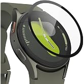 Microsonic Samsung Galaxy Watch 7 44mm Tam Kaplayan Nano Cam Ekran Koruyucu Siyah [Galaxy Watch 7 44mm ile Uyumlu Ekran Koruy