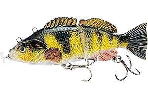 ‎ODS LURE ods lure Aktualisierung Schwimmköder Elektrische USB wiederaufladbare Angelköder Mehrgelenkigere Roboterfischköder mit Drillingshaken