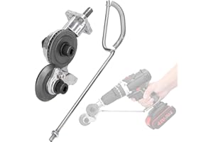 Metal Nibbler Drill Attachment, Geevorks Electric Drill Metal Plate Auxiliary Cutter 0.8mm Metal Iron Tin Plate Quick Cutting Tool Labor-Saving Electric Drill Cutter Accessory Retrofit Shears