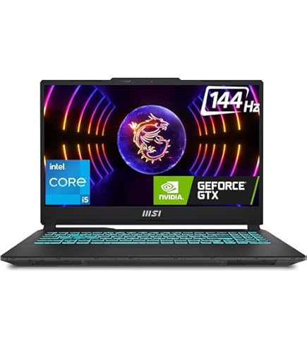 MSI GF63 Thin, Intel 11th Gen. i7-11800H, 40CM FHD 144Hz Gaming 