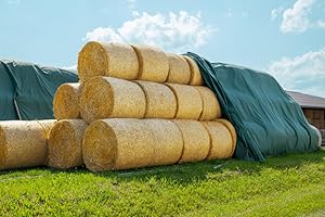 AGRI plus Telo di Copertura, 15,6 x 25 m (390m²), 140 g/m², Tessuto di Paglia, Versatile, Estremamente Resistente allo Strappo per Una Protezione a Lungo Termine, Resistente ai Raggi UV