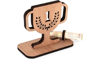 Giftota - Original Divertido cumpleaños Regalo de Dinero Madera - Trofeo, Primer Lugar, estímulo - Regalo de cumpleaños - Cumpleaños Aniversario - Regalos de Madera - Regalos para Amigos, Familiares