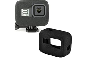 RALSPEC Windslayer Schiuma Copertura per GoPro HERO 8 Nero Wind Blocker Riduzione Del Rumore Parabrezza Marmitta Caso Go Pro Slayer