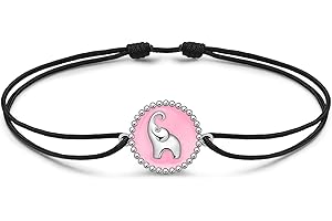 JENDEAR SHINE Bracelet de Cheville pour Femme, Bracelet de Cheville en Chaîne de Corde Fait Main en Émail en Argent Sterling 925, Mignons Bijoux de Cheville de Plage d'été