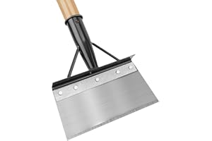 Multifunktionale Stossscharre Garten Schaufel - Manganstahl Unkraut Schaber Der stiellose Schneeschaufeln, Schaufel Garten für effektive Reinigung und Entfernung von Unkraut und Moos